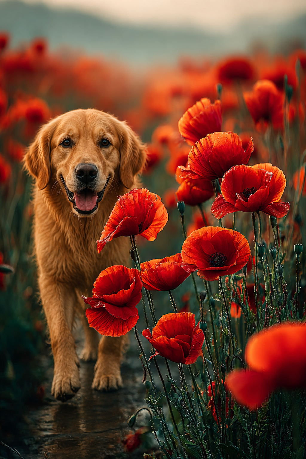 ✨Free Poppy Field Background