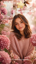 Floral Digital Background 🌸✨