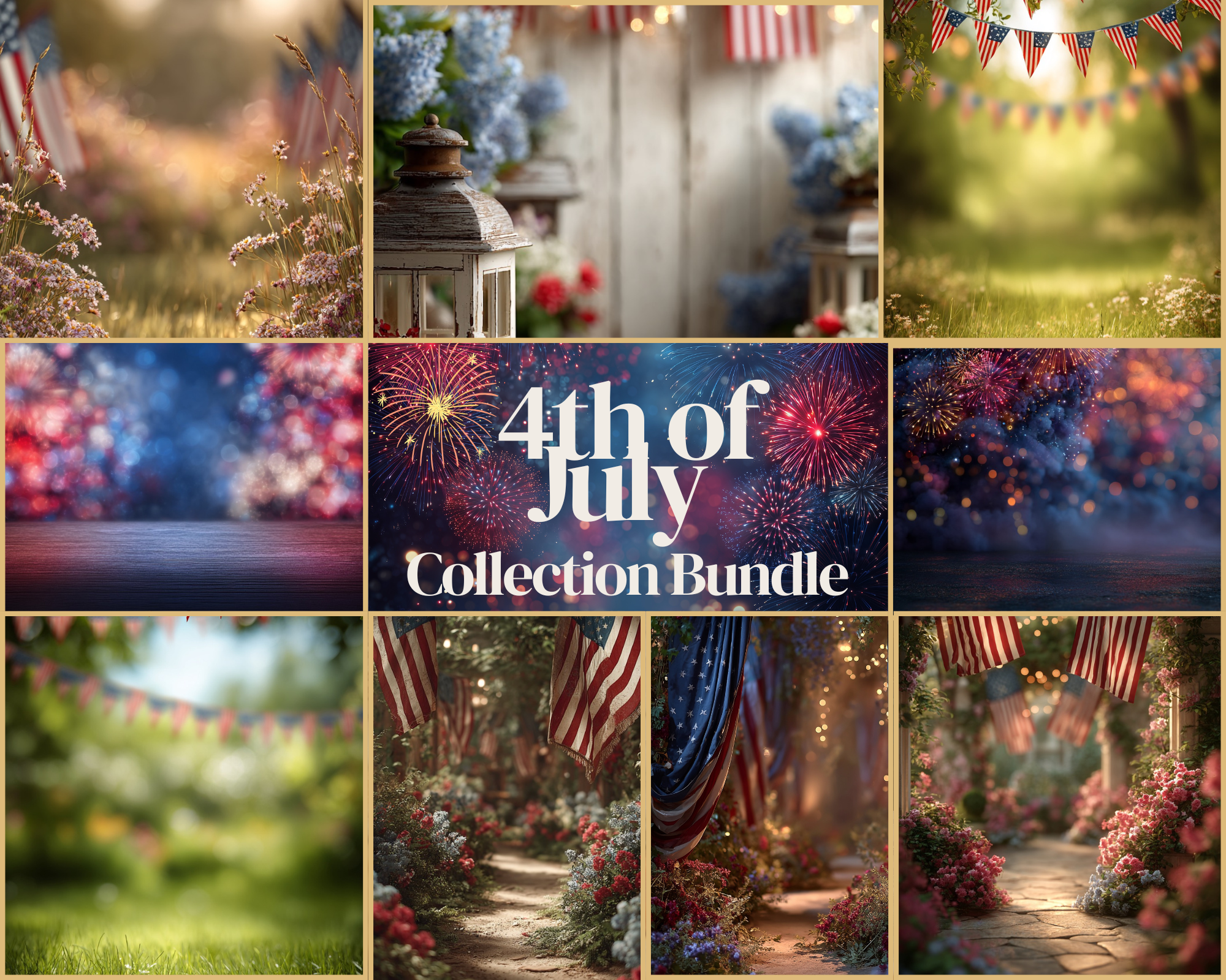 4th of July Background Bundle Collection 🇺🇸✨