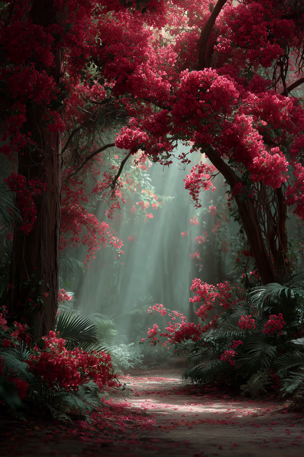 🌲✨ Magical Forest Digital Background ✨🌲
